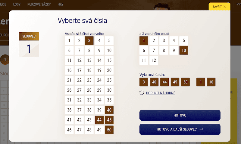 Jak hrat Eurojackpot